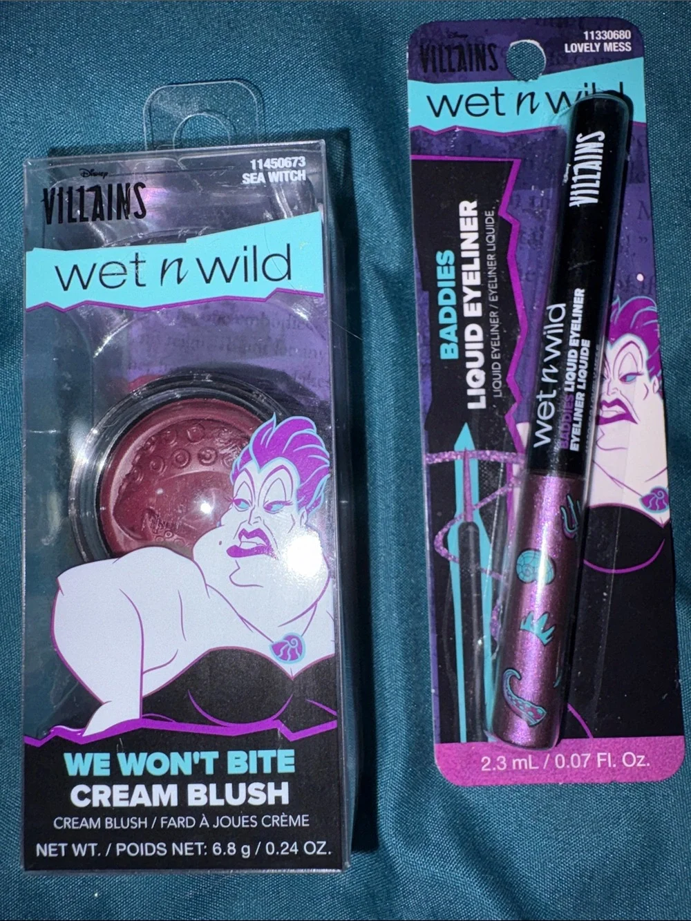 Wet n Wild Disney Villains 2 - Cream Blush Duo & Liquid Eyeliner